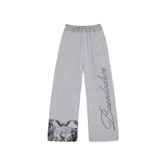 FLEECE PANTS "WORLD TOUR" SCARFACE ASHGREY