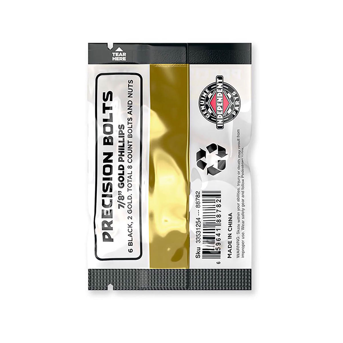 Independent - Genuine Parts Phillips Hardware 7/8 in Gold