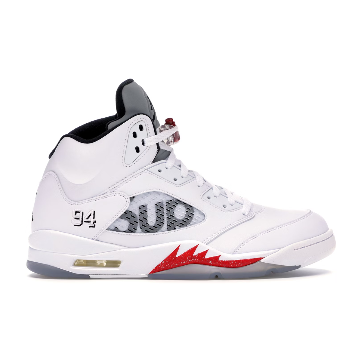 Supreme x Air Jordan 5 Retro 'White'