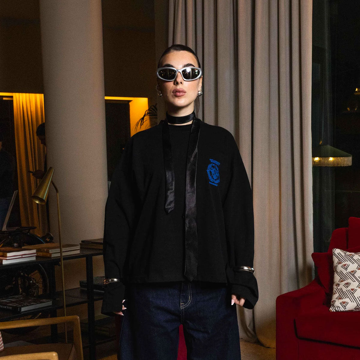 LONGSLEEVE "WORLD TOUR" X-RAY BLACK