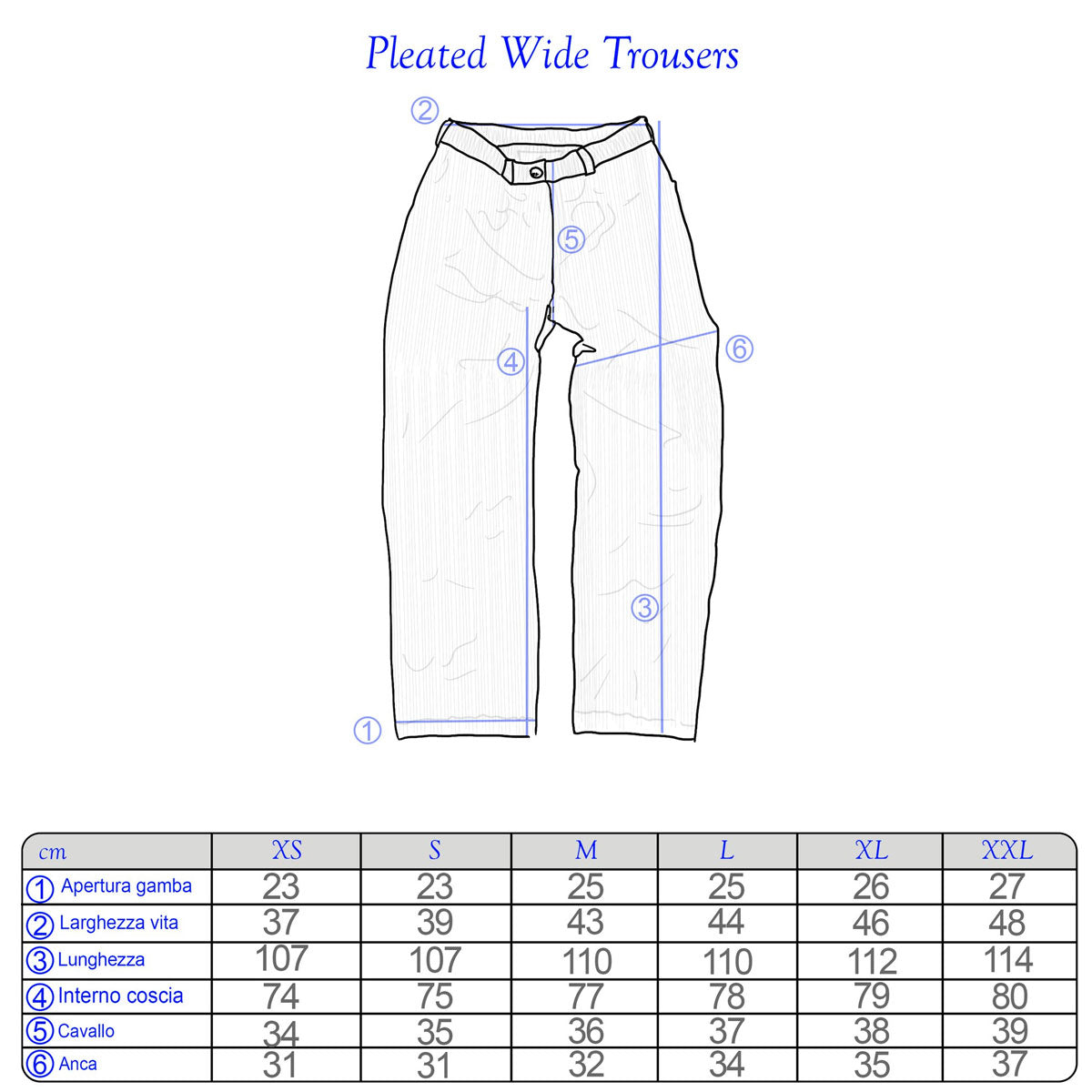 Pleated wide trousers-Alessio Giffi Collection
