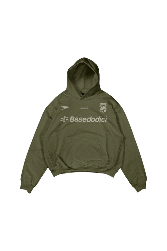HOODIE "DE LA RUE À LA RUE" CLUB NAVY GREEN