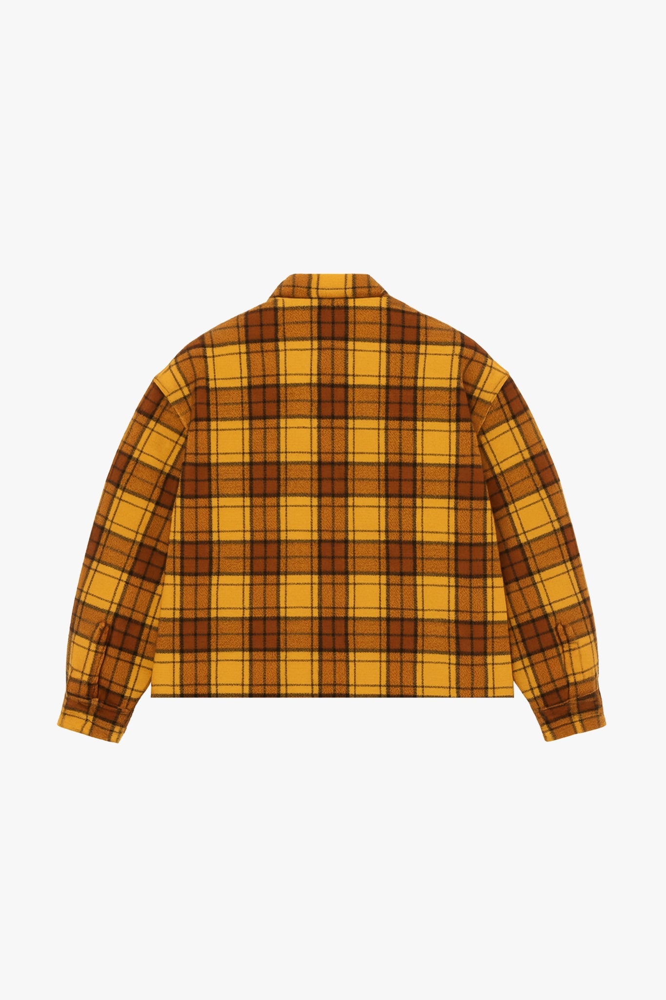 Basedodici Flanella Shirt "WORLD TOUR" Yellow