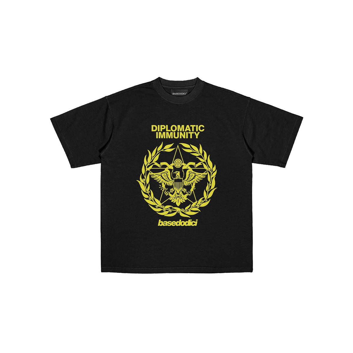 T-SHIRT "WORLD TOUR" DIPLOMATIC IMMUNITY BLACK
