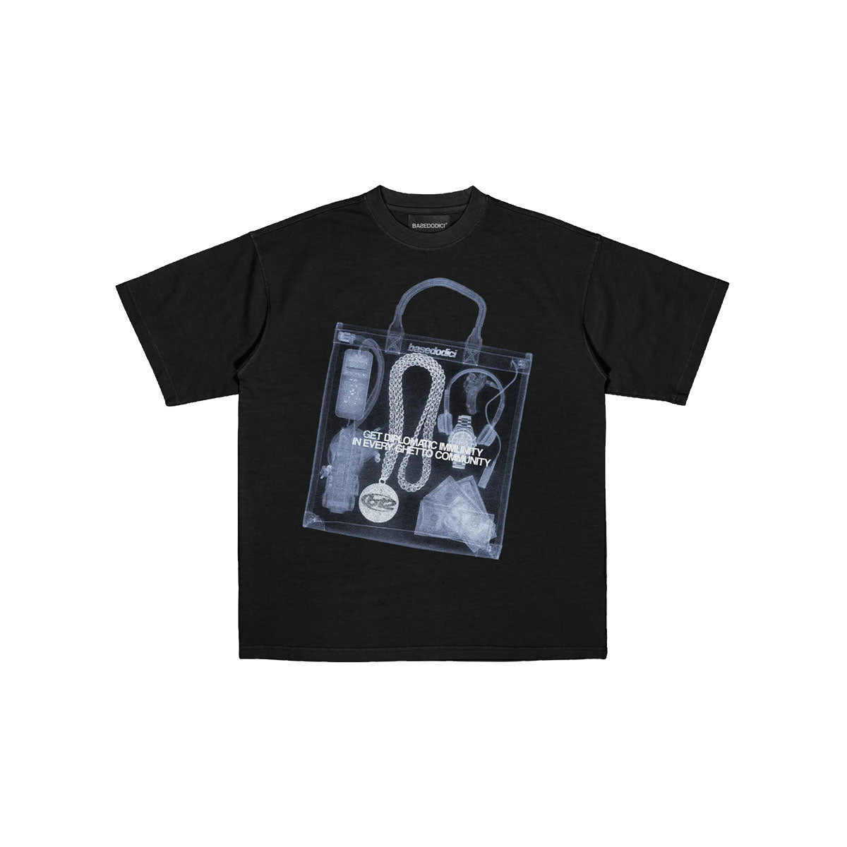 T-SHIRT "WORLD TOUR" X-RAY BLACK