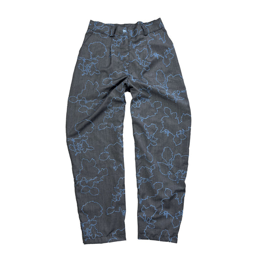 Pleated wide trousers-Alessio Giffi Collection