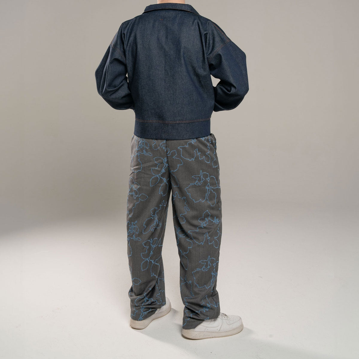 Pleated wide trousers-Alessio Giffi Collection