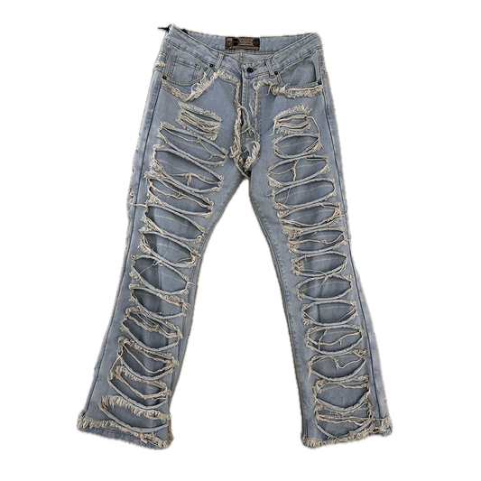 Pants with trousers Light blue