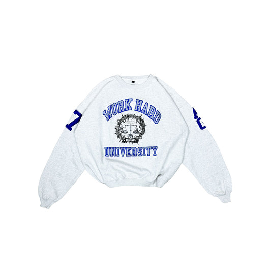 Work Hard Collegre Crewneck - Alessio giffi Collection